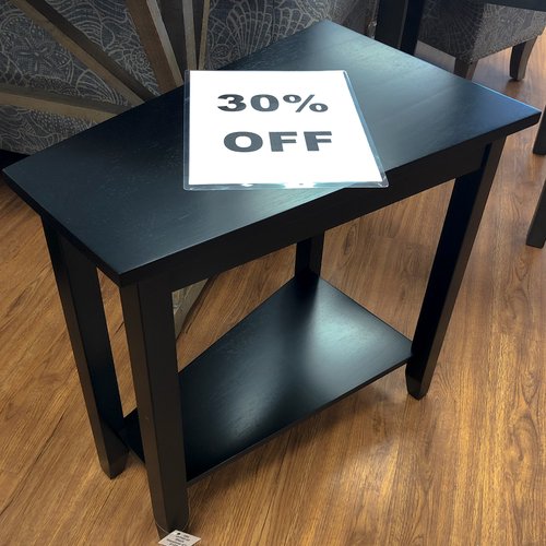 Kitty Hawk Carpets & Furniture Promotions Black Keystone Endtable